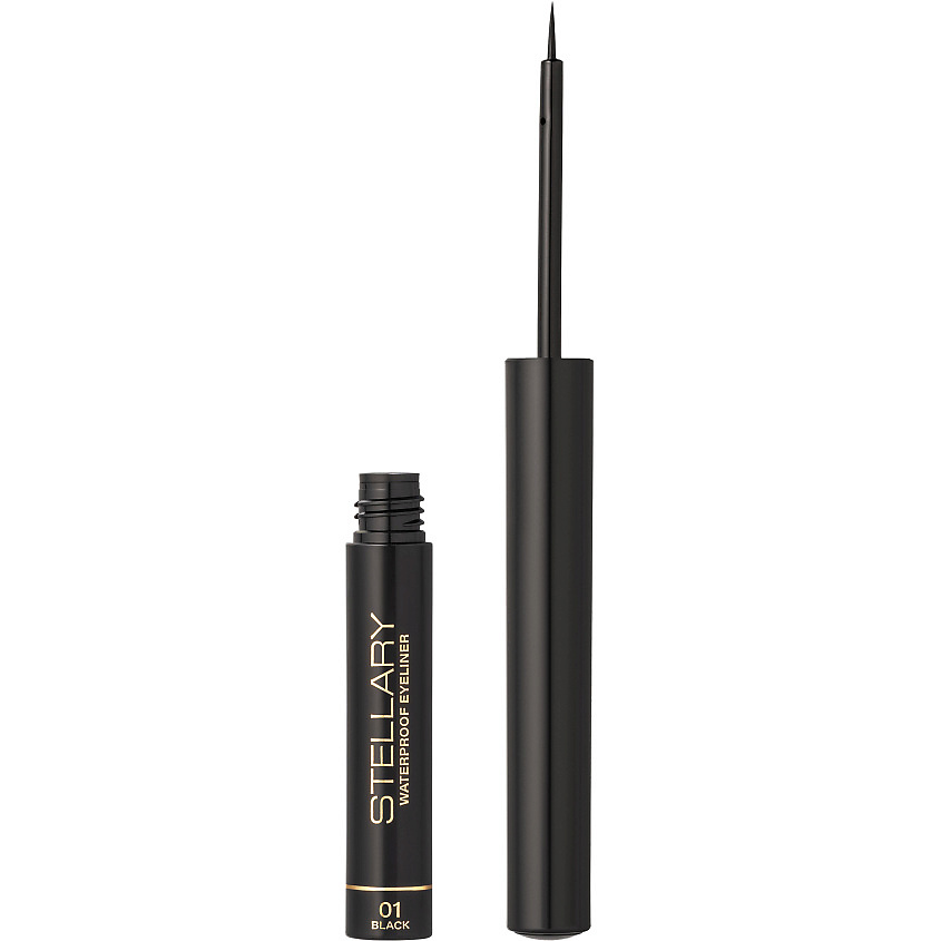 Изображение товара STELLARY Подводка для глаз Waterproof Eyeliner, тон 01 Чёрный, 1,7 мл