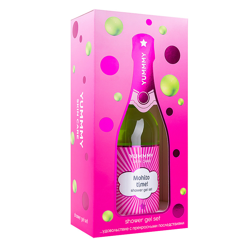 Изображение товара YUMMMY Гель для душа Mohito Time! 650 мл с лаймом и мятой, освежающий уход