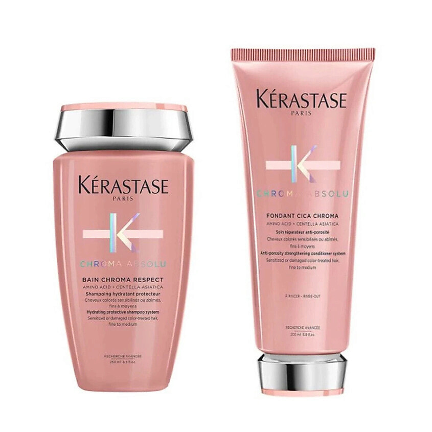 Изображение товара KERASTASE Набор для окрашенных волос Chroma Absolu Duo Respect, 250 мл + 200 мл
