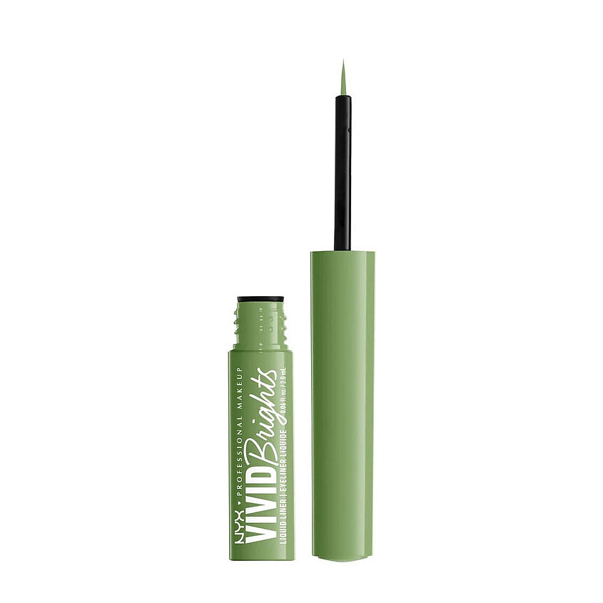 Изображение товара NYX PROFESSIONAL MAKEUP Жидкая подводка для глаз Vivid Brights GHOSTED GREEN