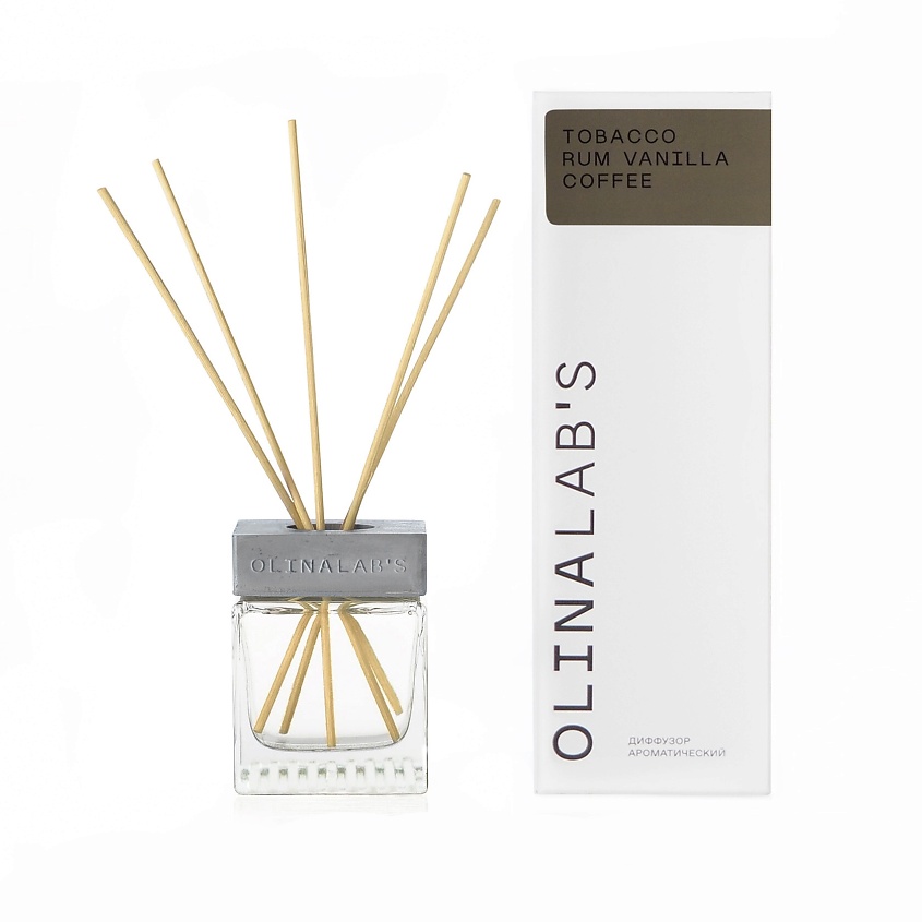 Изображение товара Аромадиффузор OLINALAB'S Tobacco rum vanilla coffee 100 мл для дома и интерьера