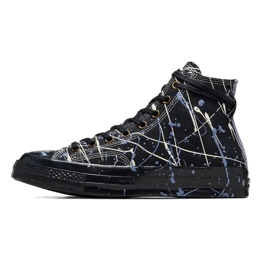 Изображение товара CONVERSE Кроссовки Chuck Taylor All Star 70 Hi Paint Splatter Black, цвет: Мультиколор, размер: 36,5