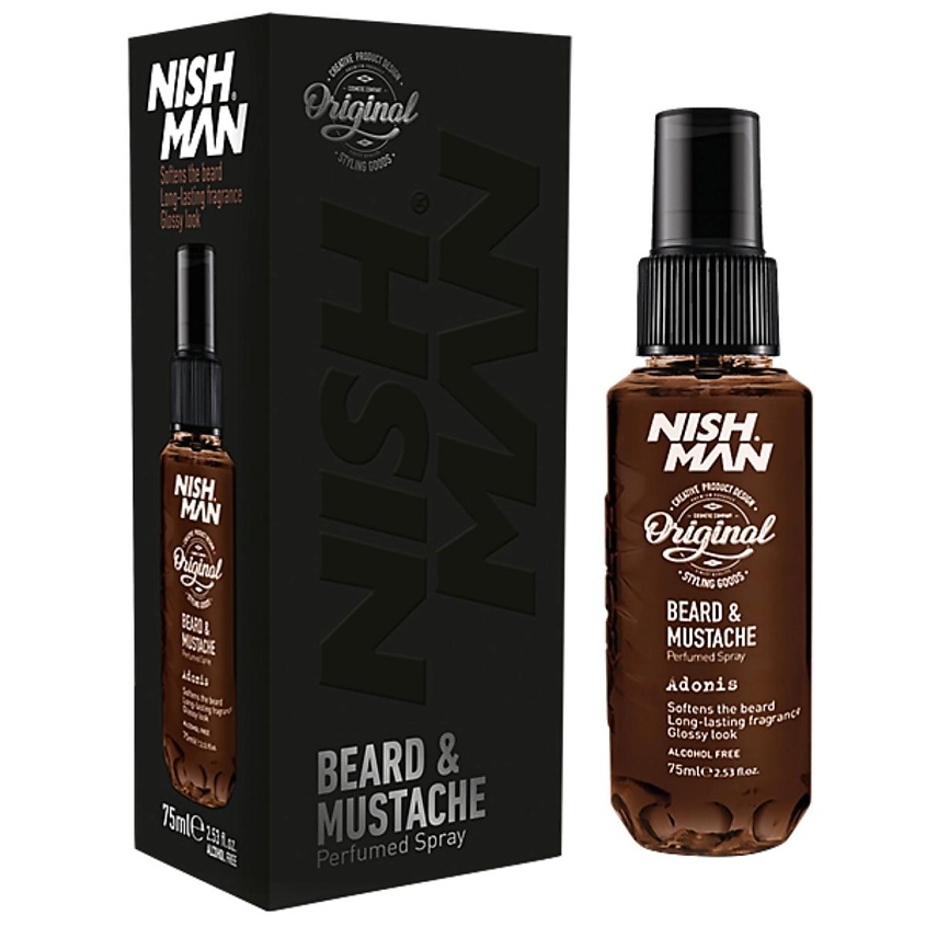 Изображение товара NISHMAN Парфюмированный лосьон для бороды Adonis, 75 мл