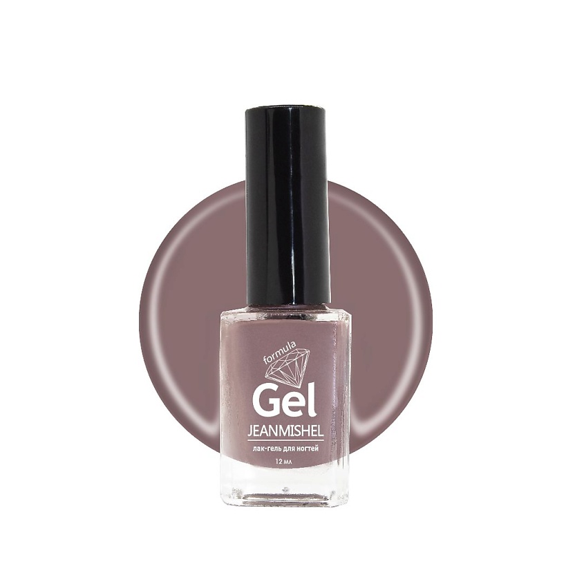 Изображение товара Лак для ногтей JEANMISHEL GEL effect серый профессиональный гель-лак