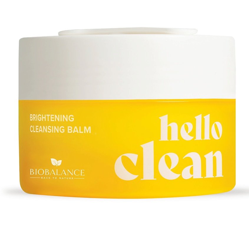 Изображение товара Бальзам для умывания BIOBALANCE HELLO CLEAN BRIGHTENING CLEANSING BALM для всех типов кожи