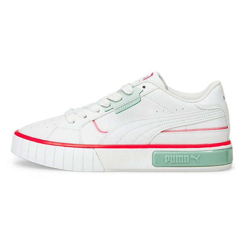 Изображение товара PUMA Кроссовки Cali Star Lights Platform Shoes White/Green/Orange Women's, размер: 38