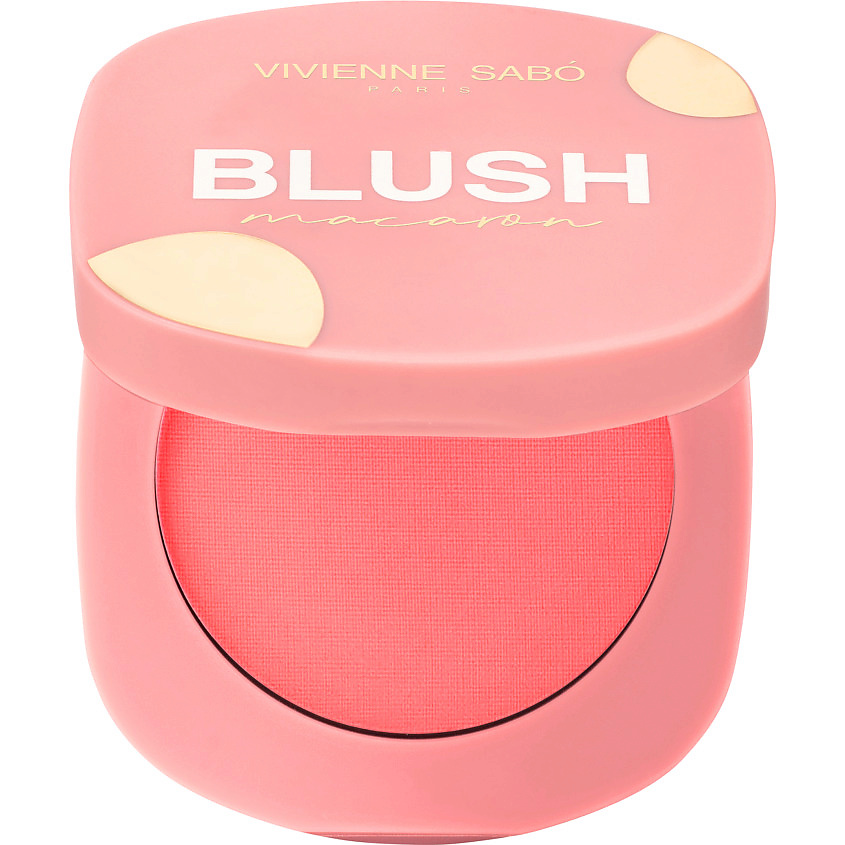 Изображение товара VIVIENNE SABO Матовые румяна для лица Macaron, № 02 Холодный розовый, 4,1 гр