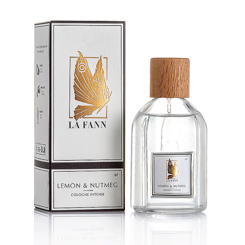 Изображение товара LA FANN Lemon & Nutmeg Cologne Intense 100 мл одеколон спрей свежий цитрусовый аромат