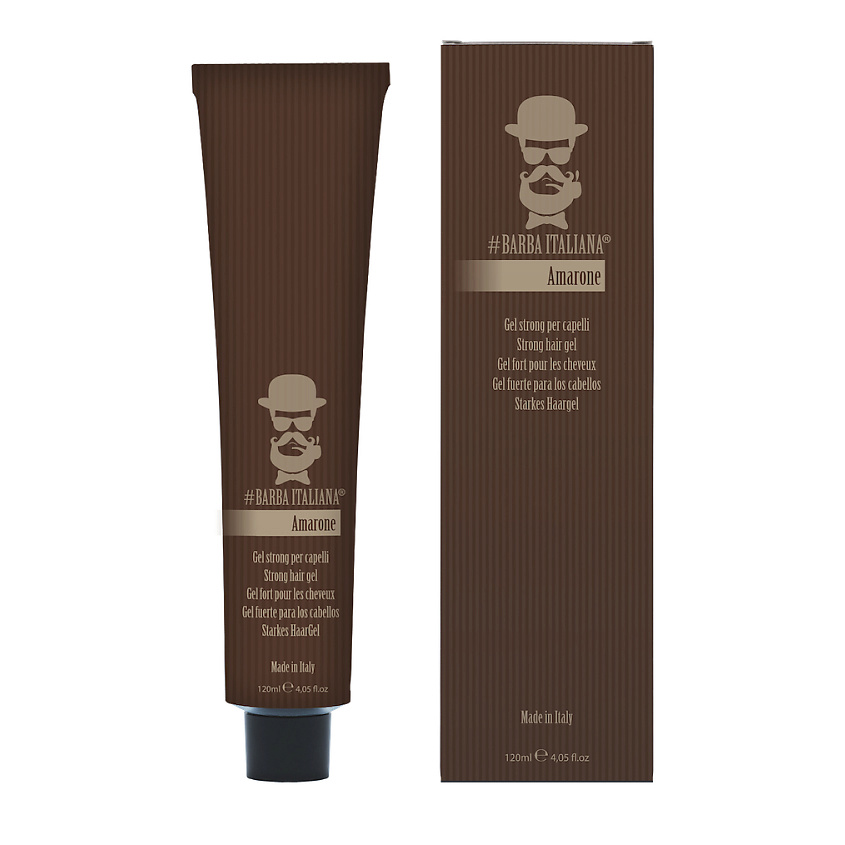 Изображение товара BARBA ITALIANA Гель для укладки волос сильной фиксации Amarone, 120 мл