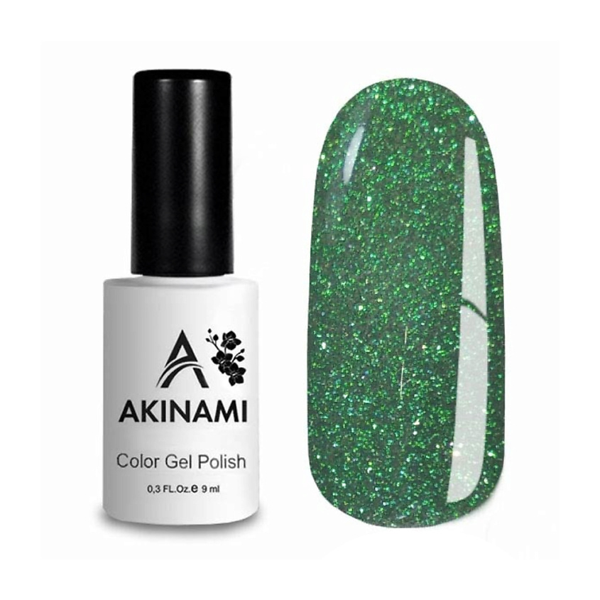 Изображение товара Светоотражающий гель-лак AKINAMI Solar 13 9 цветов для яркого маникюра