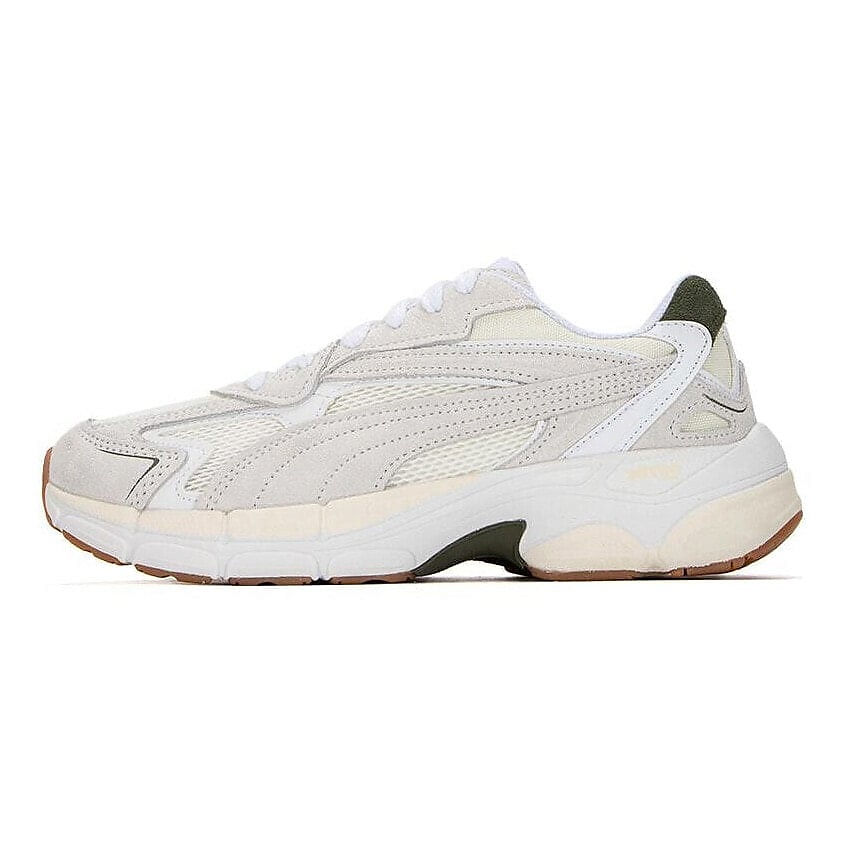 Изображение товара Кроссовки PUMA Teveris Nitro White Green Moss размер 42 EU мужская стильная обувь