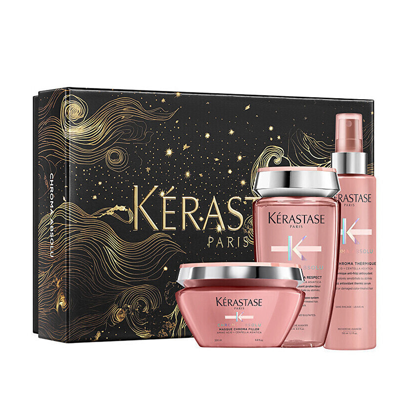 Изображение товара KERASTASE Набор для ухода за окрашенными волосами Chroma Absolu, 250 мл + 200 мл + 150 мл