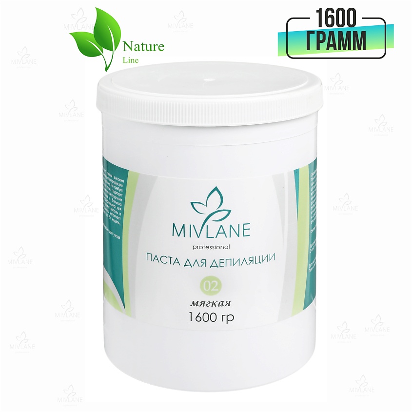 Изображение товара Мягкая сахарная паста для шугаринга и депиляции 1600 мл MIVLANE