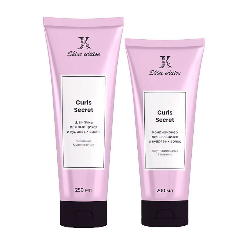 Изображение товара JKERATIN Набор Curls Secret шампунь и кондиционер для кудрявых волос 200+250 мл