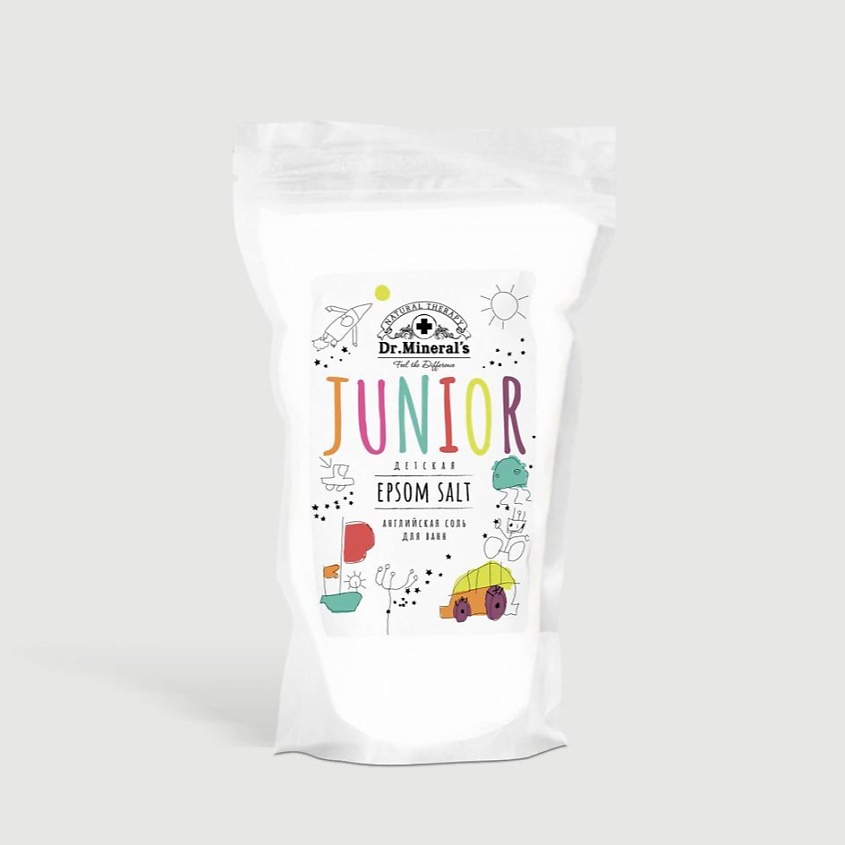 Изображение товара DR.MINERAL’S Английская соль Эпсом для ванн детская, 500 г