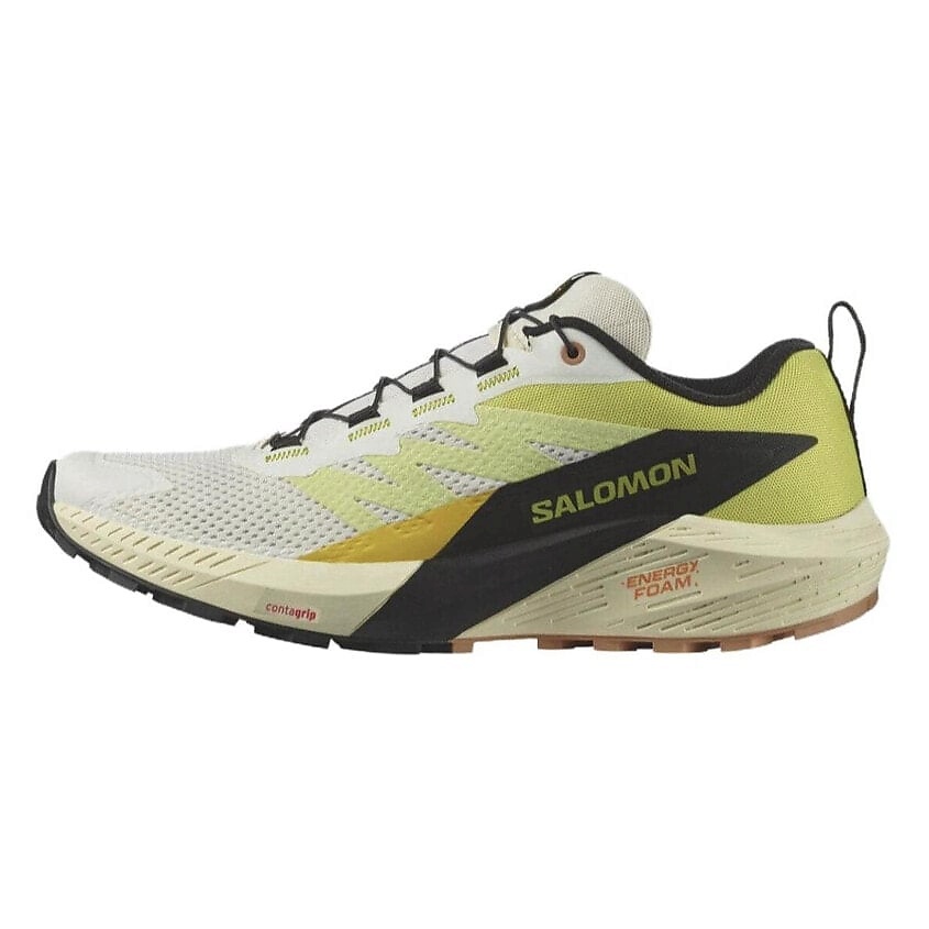 Изображение товара SALOMON Кроссовки Sense Ride 5 Support Low Top Running Shoes Men's Yellow Black, цвет: Черный, размер: 44