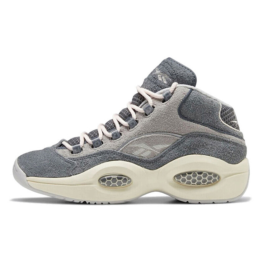 Изображение товара Кроссовки Reebok Question Mid Grey Suede для активного образа жизни