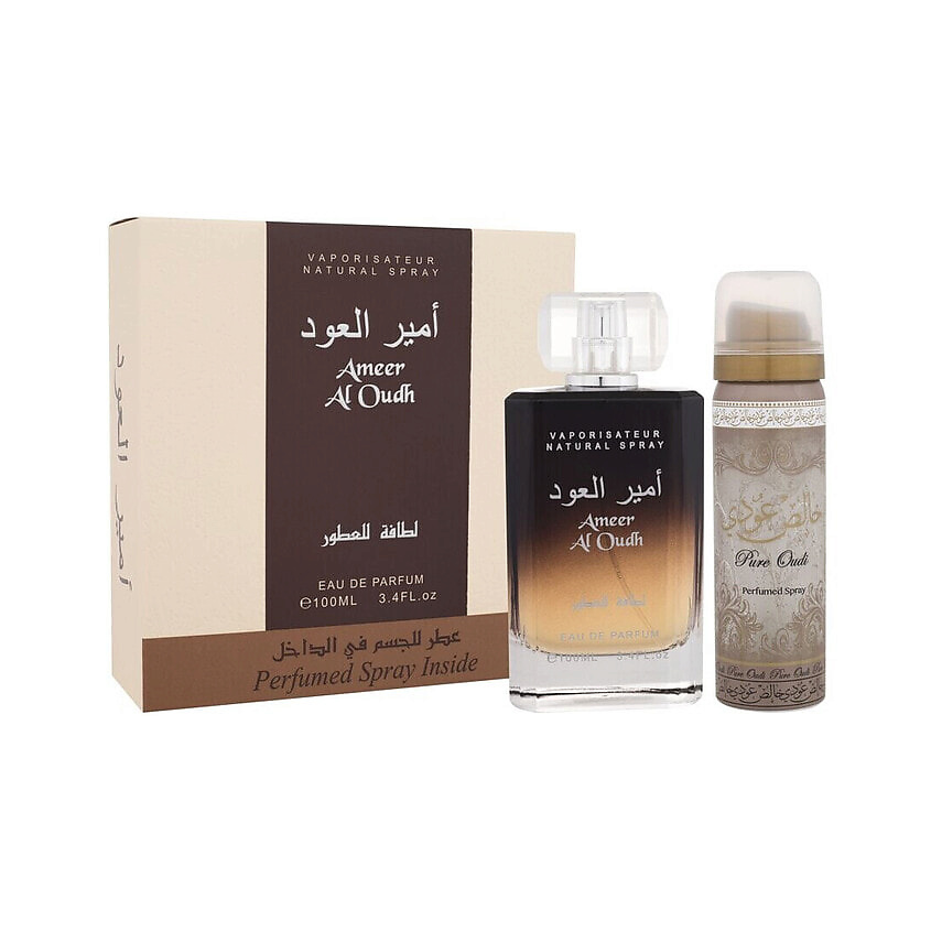 Изображение товара LATTAFA Набор Ameer Al Oudh: Парфюмерная вода + Дезодорант, 100 мл + 50 мл