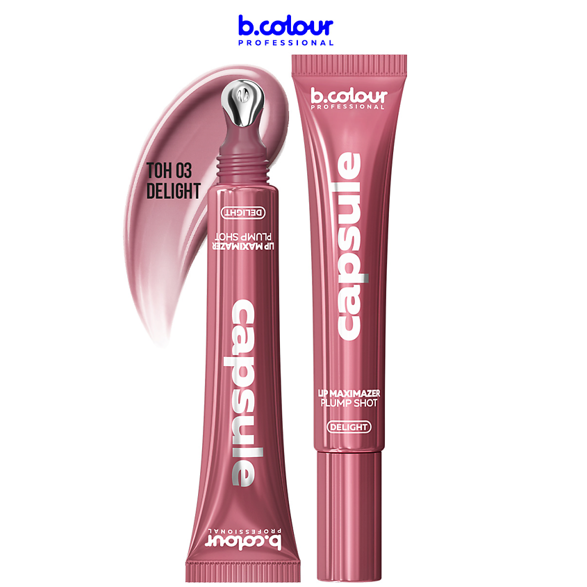 Изображение товара Блеск для губ B.COLOUR PROFESSIONAL CAPSULE 01 SHINY с эффектом плампинга для объема и глянца