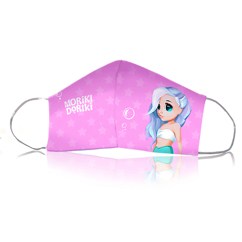 Изображение товара MORIKI DORIKI Текстильное изделие для детей и подростков: повязка многоразовая двухслойная LANA, 1 шт.