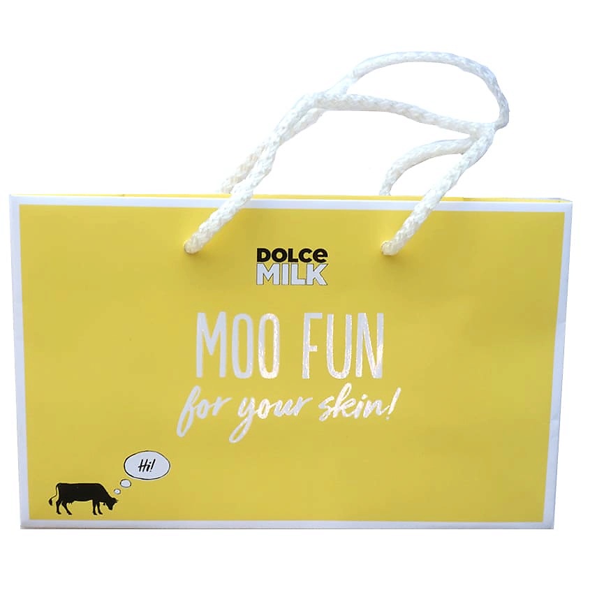 Изображение товара Подарочный пакет Dolce Milk 3 15x24x10 см стильный упаковочный пакет