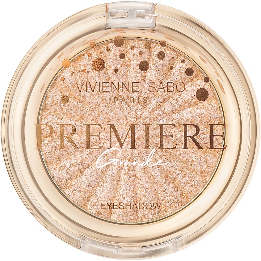 Изображение товара VIVIENNE SABO Моно тени для век сияющие Premiere Grande Eyeshadow, Розовое золото, 2 г