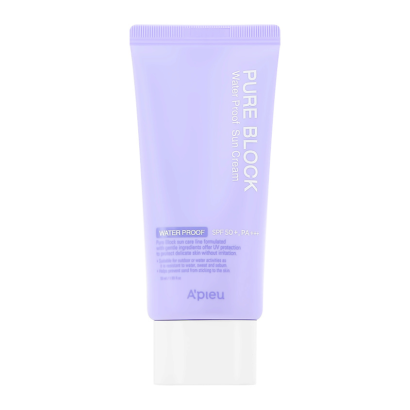 Изображение товара Корейский водостойкий солнцезащитный крем A'PIEU PURE BLOCK SPF-50+ 50 мл