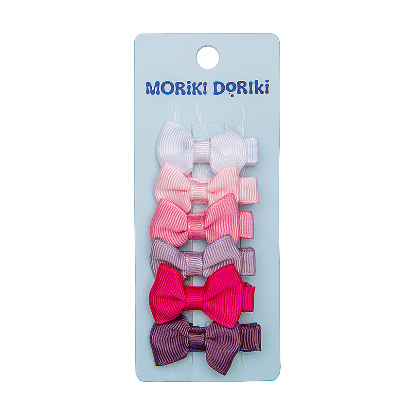 Изображение товара MORIKI DORIKI Детские заколки для волос "Бантики", 6 шт.