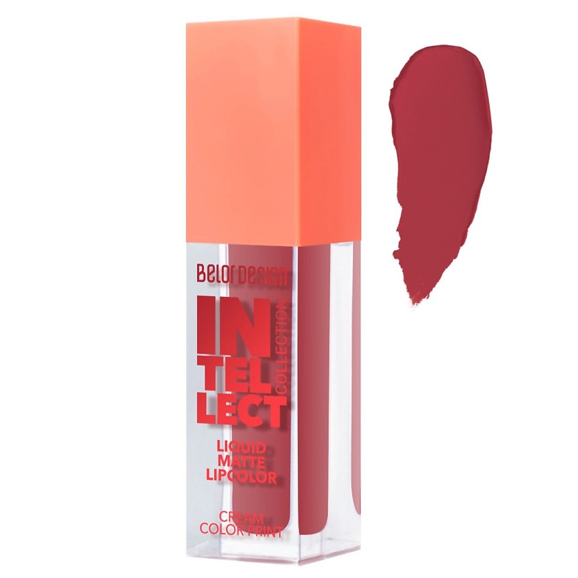 Изображение товара BELOR DESIGN Краска для губ Intellect матовая, тон 10 5,1г