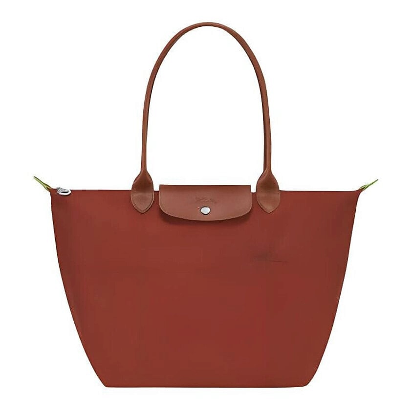 Изображение товара LONGCHAMP Сумка Recycled Polyamide Canvas With Leather Dumpling Bag Women's Chestnut, Коричневый
