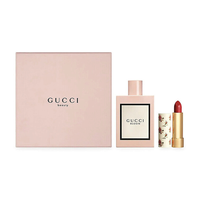 Изображение товара GUCCI Набор Bloom Парфюмерная вода & Помада Rouge à Lèvres Voile Lipstick, 100 мл + 3.5 г
