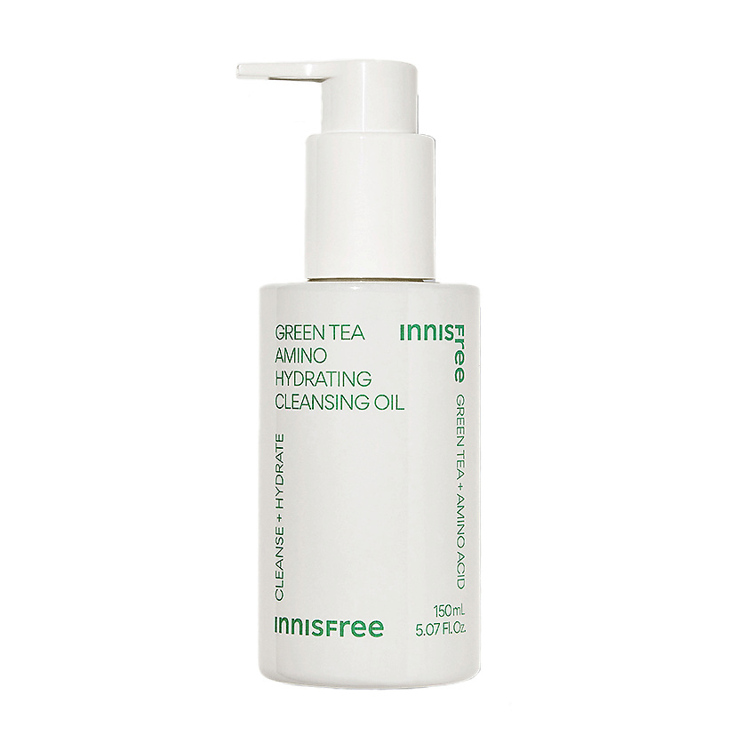 Изображение товара INNISFREE Увлажняющее гидрофильное масло с экстрактом зелёного чая и аминокислотами Green Tea, 150 мл