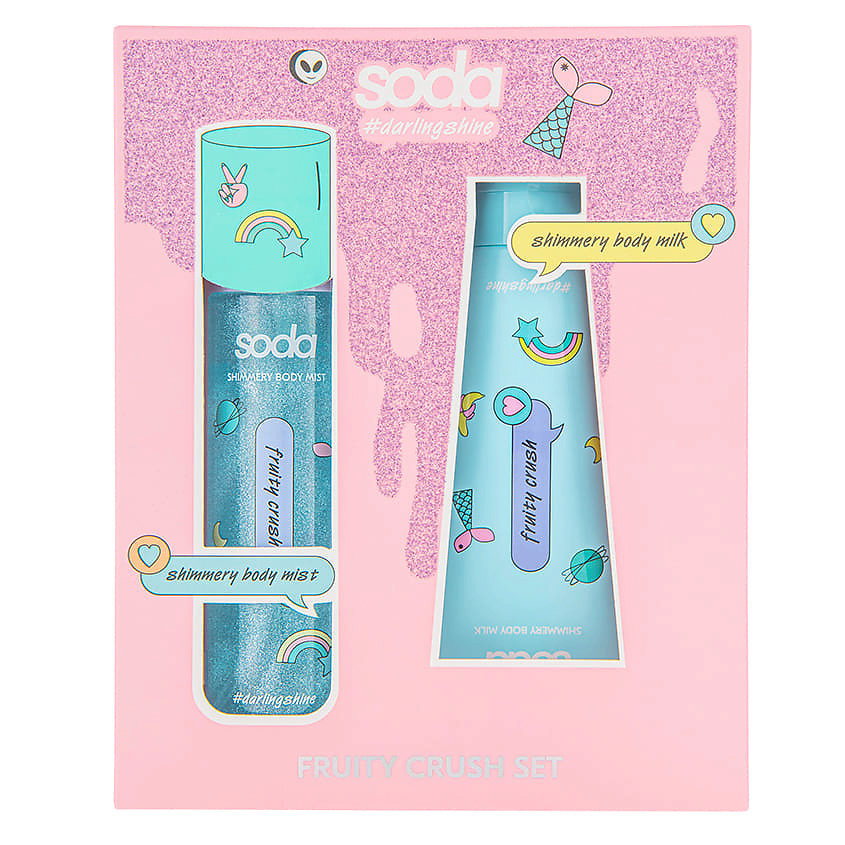 Изображение товара SODA Набор FRUITY CRUSH #darlingshine, 150 мл + 100 мл