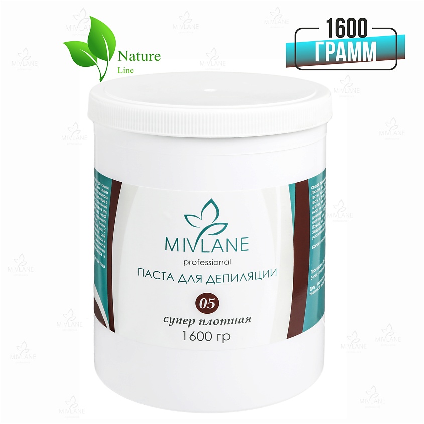 Изображение товара Мивлейн сахарная паста для шугаринга супер плотная 1600 г натуральная