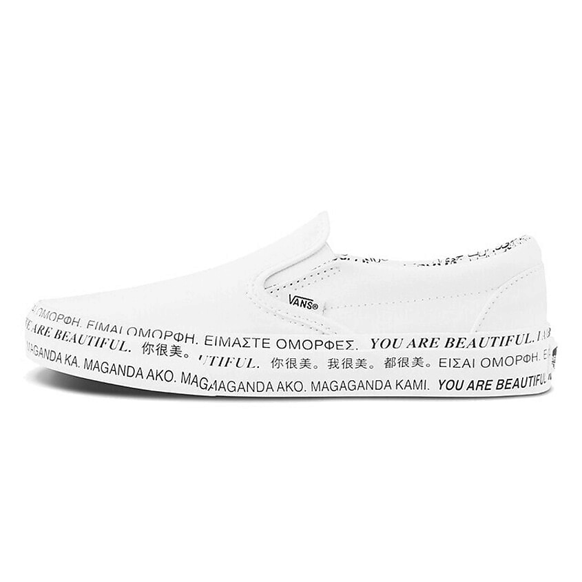 Изображение товара VANS Кроссовки X We Are Beautiful Classic Slip On 'White Black', цвет: Мультиколор, размер: 39