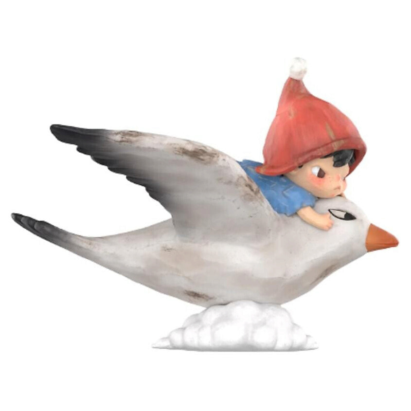 Изображение товара POP MART Фигурка Hirono Cloud Figure Toy Flying Bird Мультиколор