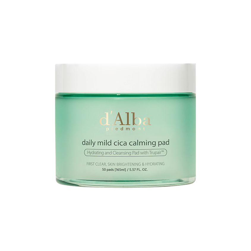 Изображение товара D`ALBA Пэды для лица Daily Mild Cica Calming Pad 165 мл для ухода за кожей