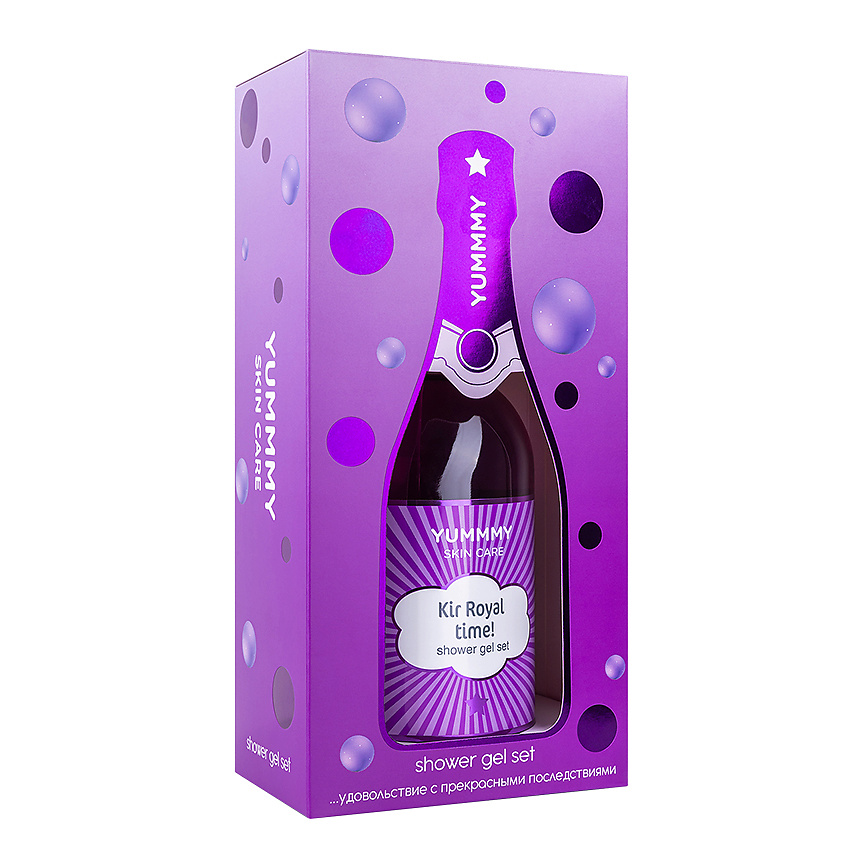 Изображение товара YUMMMY Гель для душа Kir Royal Time 650 мл с экстрактом черники и маслом миндаля