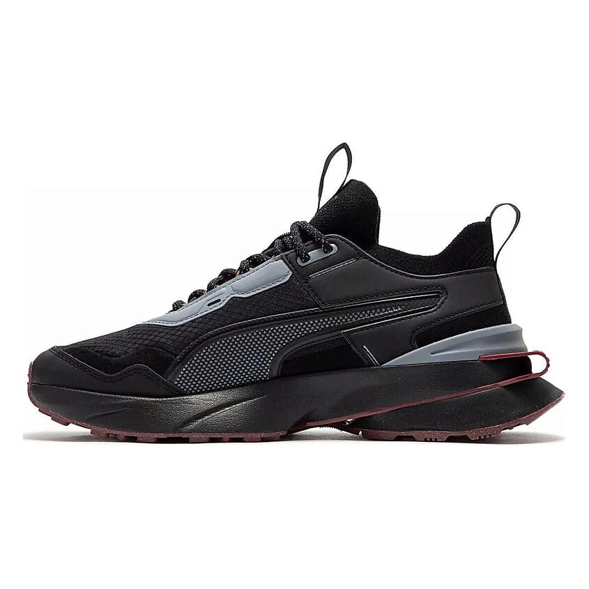 Изображение товара PUMA Кроссовки Pwrframe Cushioned Slip-Resistant Low-Top Casual Shoes Unisex Black Gray, размер: 39