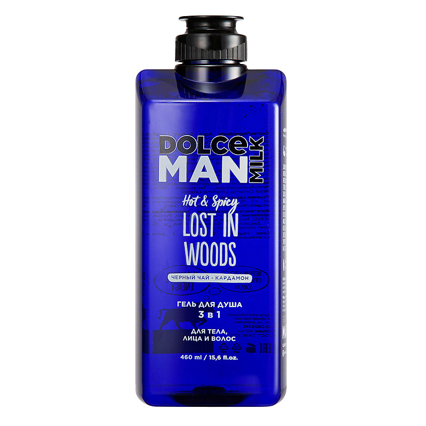 Изображение товара DOLCE MILK Гель для душа 3 в 1 «ДИКИЙ ЛЕС» MAN, 460 мл
