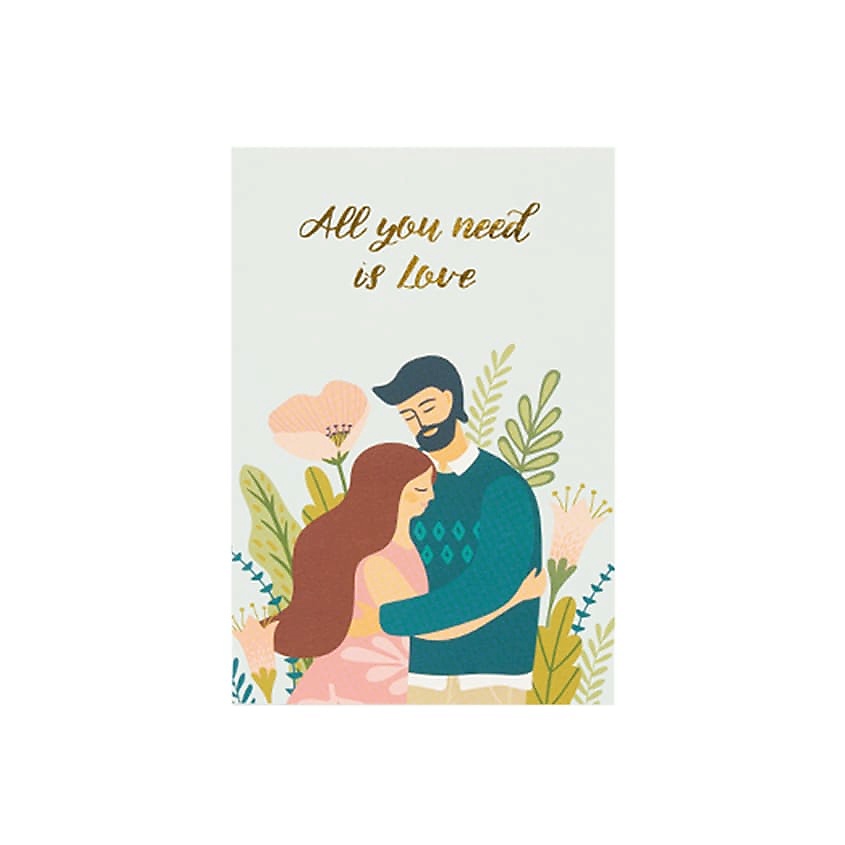 Изображение товара ЛЭТУАЛЬ Открытка All you need is Love, 1 шт.