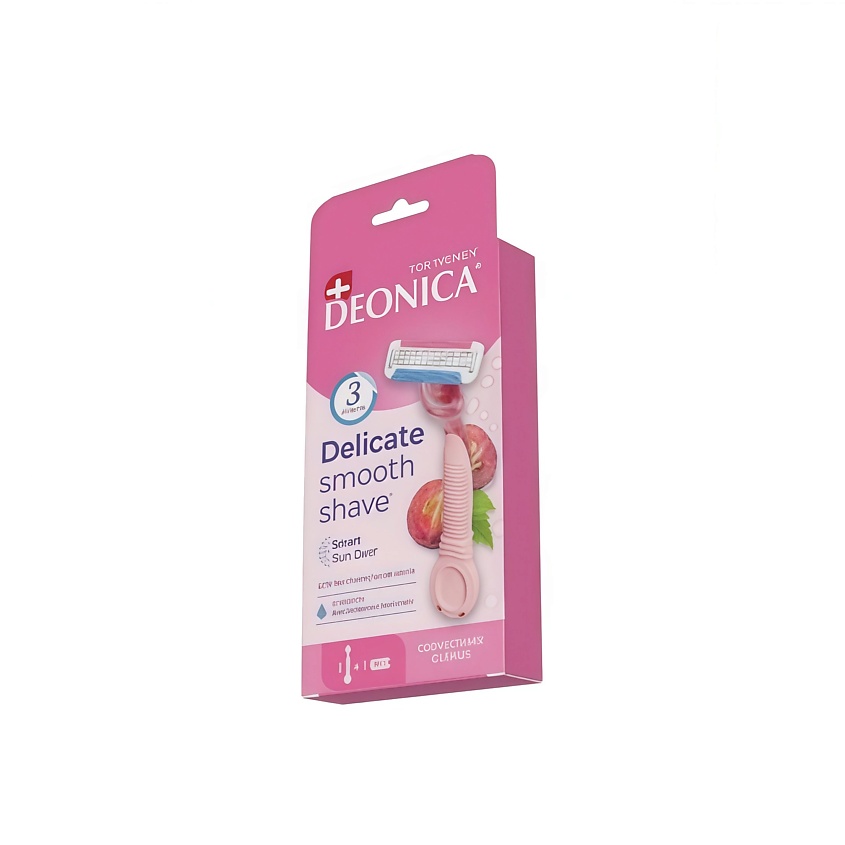Изображение товара Deonica Бритвенный станок со сменной кассетой FOR WOMEN, Розовый