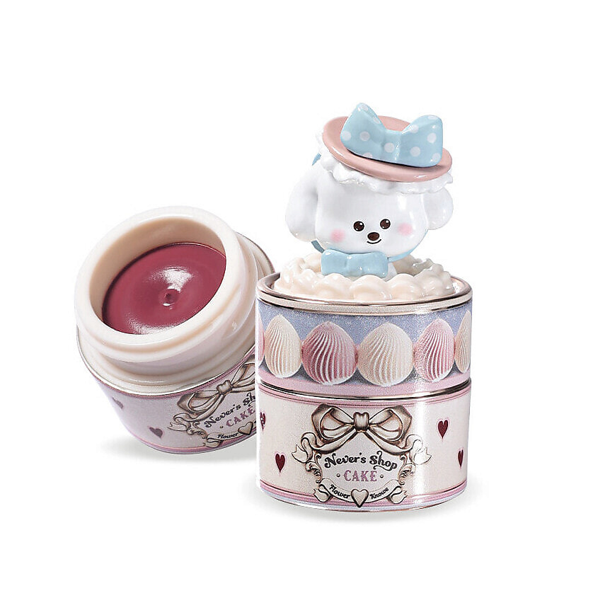 Изображение товара FLOWER KNOWS Кремовая помада Never’s Shop Cake Milk Cream Lip Mud, 01 Strawberry cream