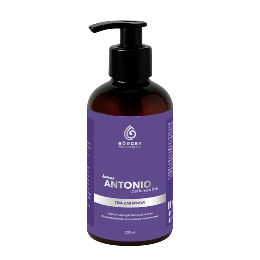 Изображение товара Гель для бритья для чувствительной кожи ANTONIO BORGER 300 мл