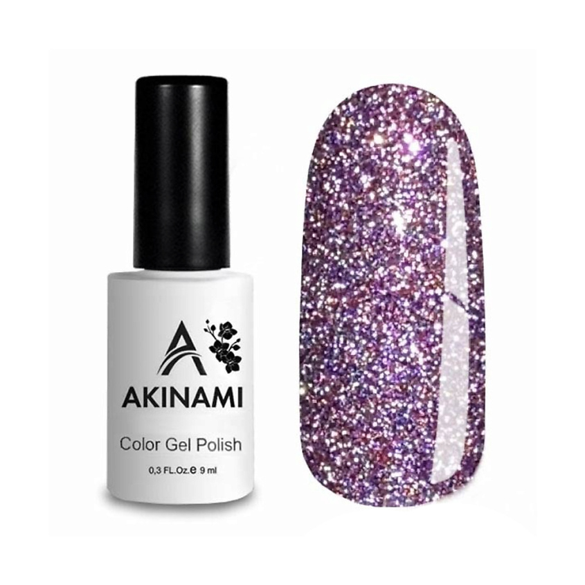 Изображение товара AKINAMI Лаковое покрытие Гель лак светоотражающий Solar 5, 9 цвет