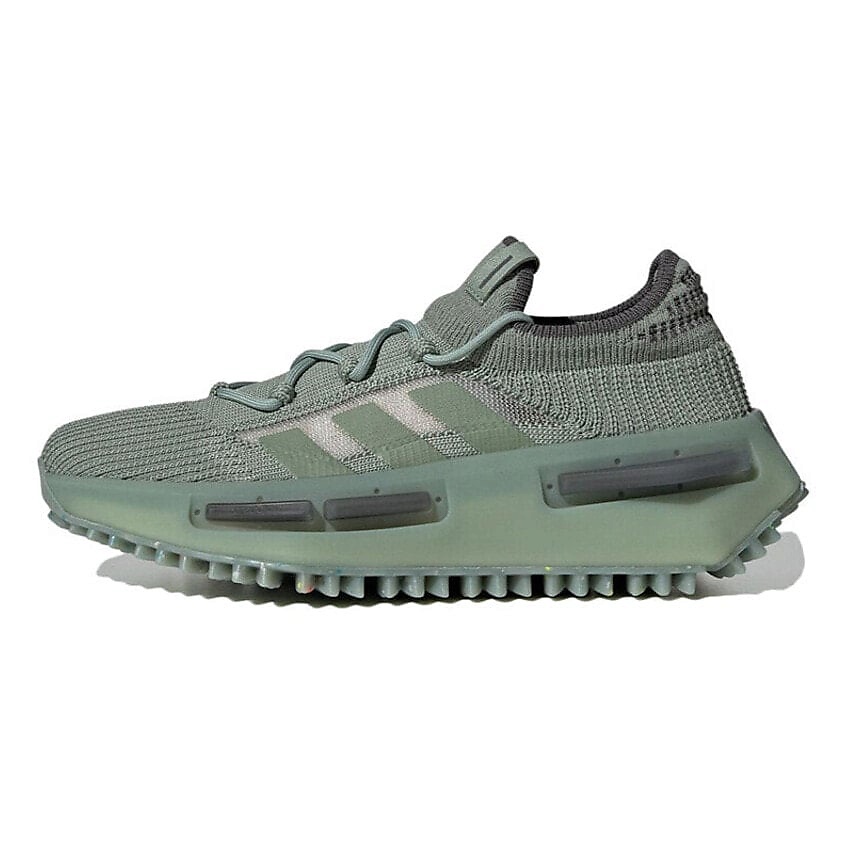 Изображение товара ADIDAS ORIGINAL Кроссовки NMD S1 Повседневная обувь Низкие кеды Зеленые Мужские, цвет: Мультиколор, размер: 38