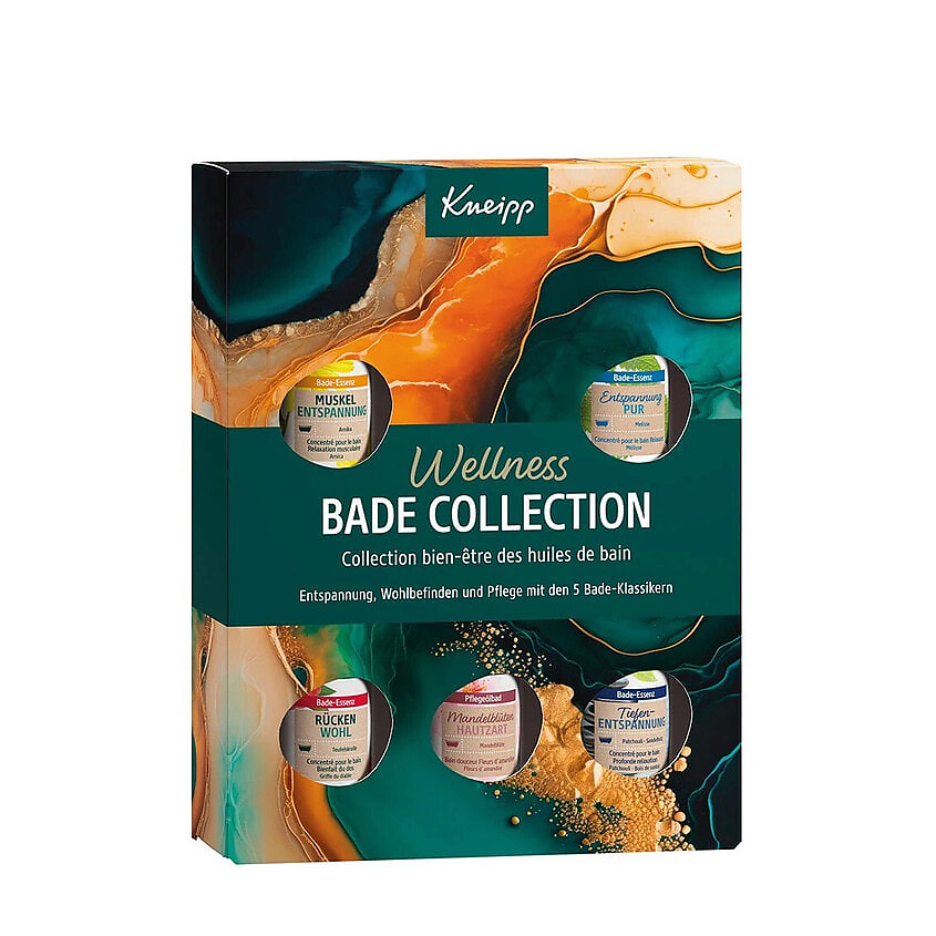 Изображение товара Kneipp Wellness Bade Collection Набор масел для ванн 5х20 мл для расслабления и ухода