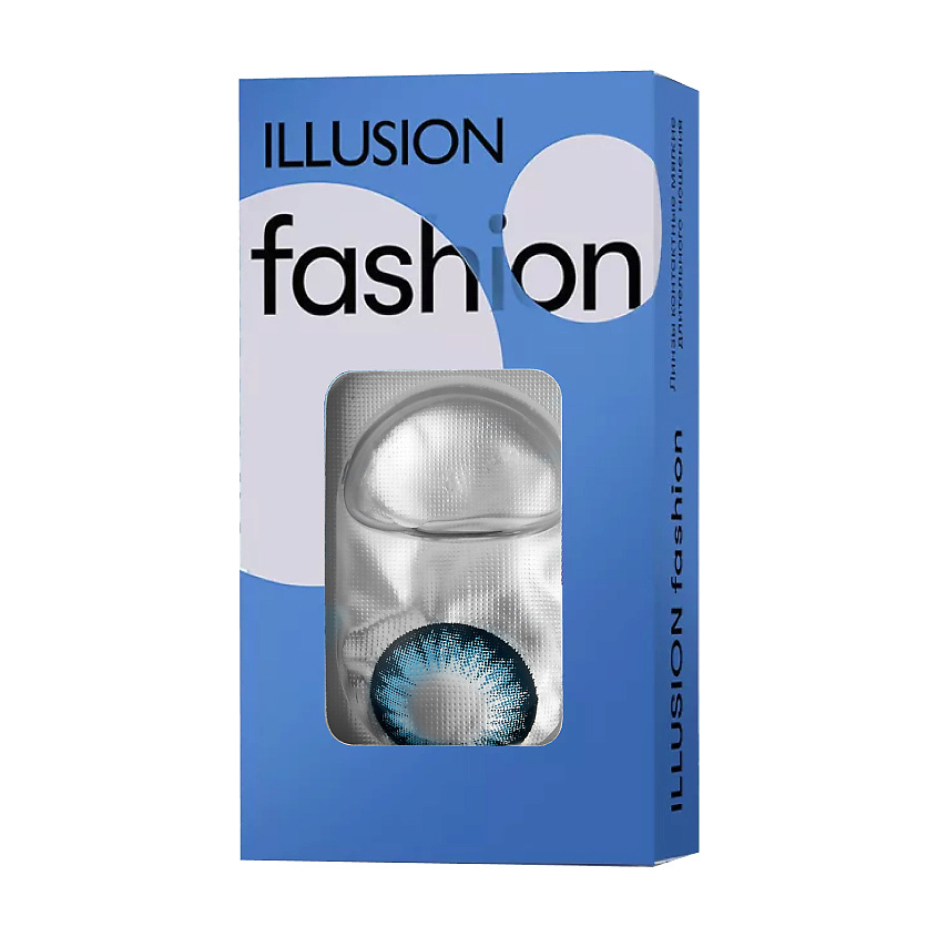 Изображение товара Цветные контактные линзы ILLUSION FASHION LUXE blue для яркого образа