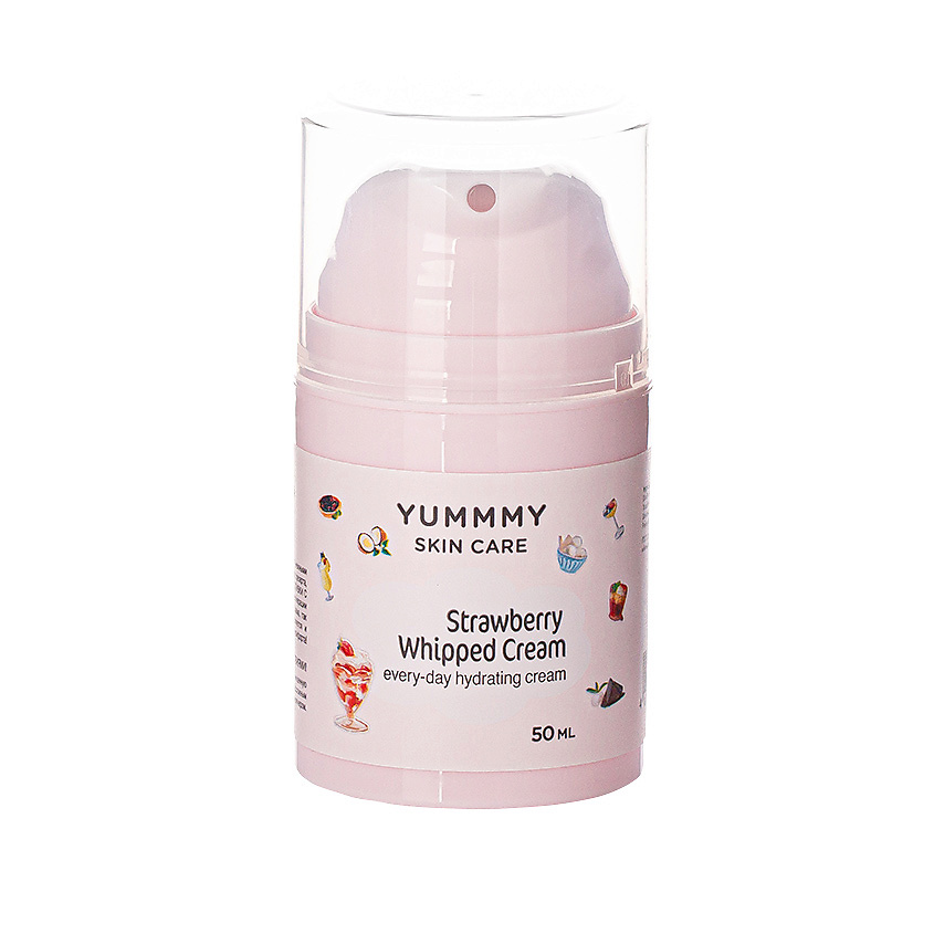 Изображение товара YUMMMY Крем для лица Strawberry Whipped Cream, 50 МЛ