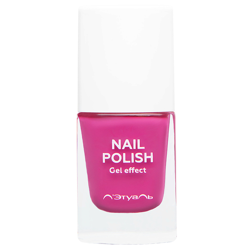 Изображение товара ЛЭТУАЛЬ Лак для ногтей с эффектом гелевого покрытия NAIL POLISH, № 445 super pink, 11 мл